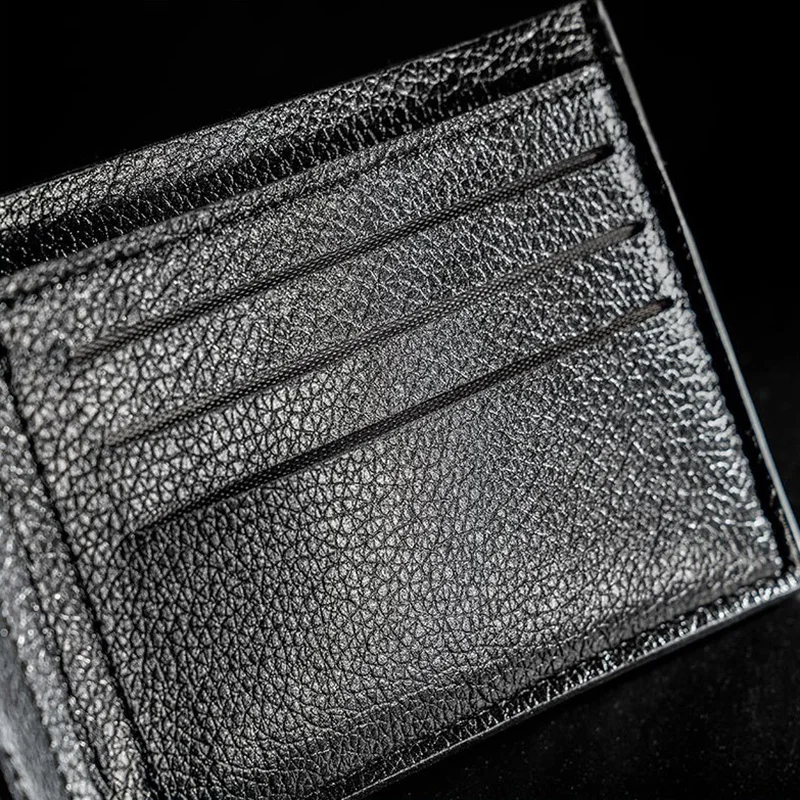 Men's Short Soft Leather Wallet Pu Leather Young Men's Student Wallet Retro Zipper Horizontal Short Wallet Multi-functional