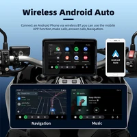 EKIY 5.0 inch Wireless CarPlay Moto Android Auto Motorcycle GPS Navigation Display Screen Portable Digital Motorcycle Dashboard - Image 4