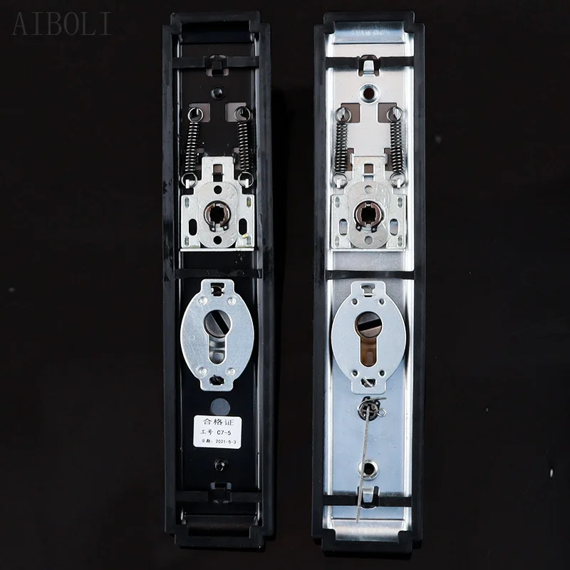 com anti roubo fechadura da porta dupla alca de porta ao vivo 02