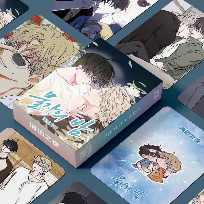 55 Pcs/Set Comics   Kim Euihyun Yeo Taeju Laser Lomo Card Korean Manga Characters HD Photocard Bookmark Cards 3