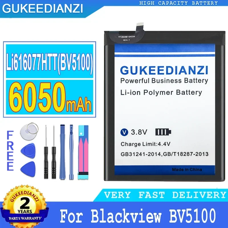 

Аккумулятор GUKEEDIANZI для Blackview BV5100, 6050mAh
