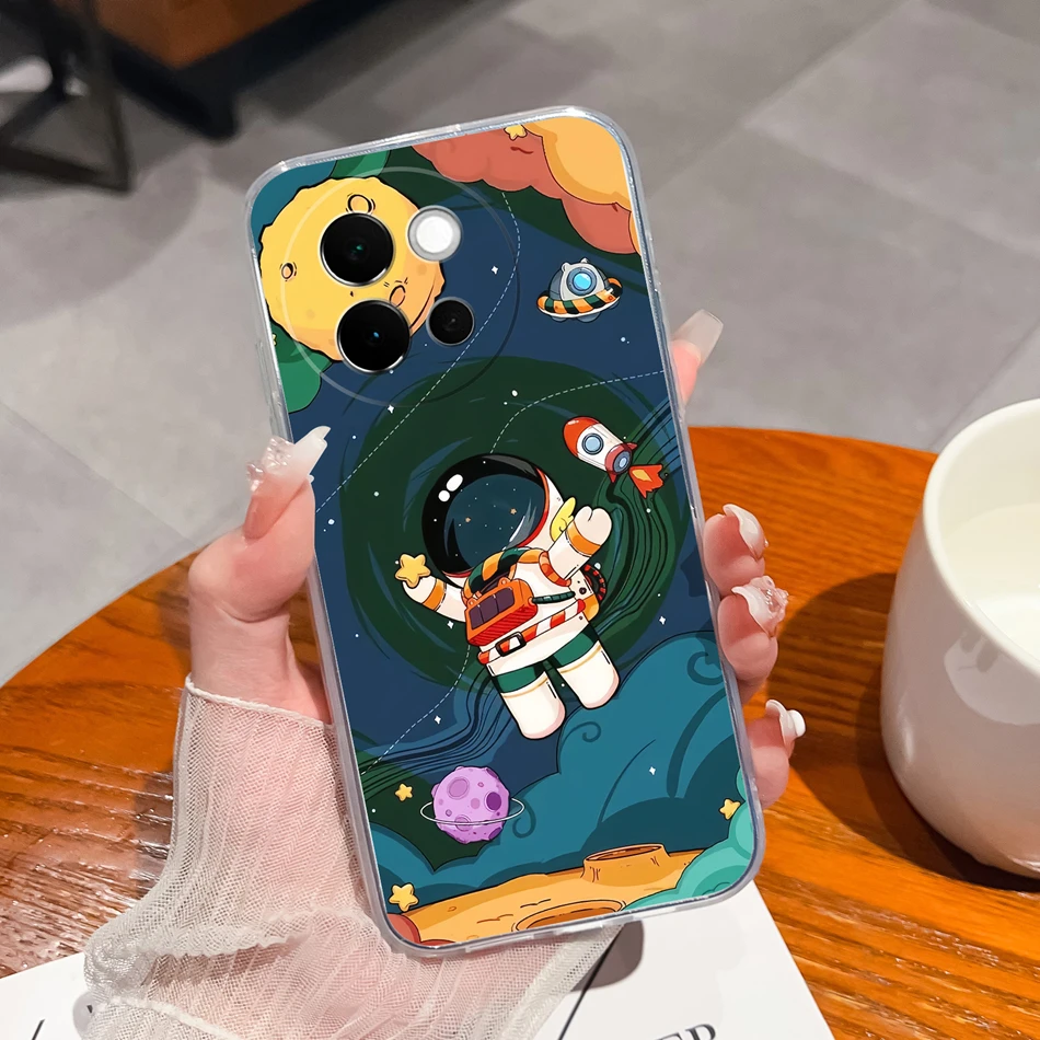 Leisure Butterfly Soft Clear Silicone Anti-Drop Phone Case - Slim Back Cover