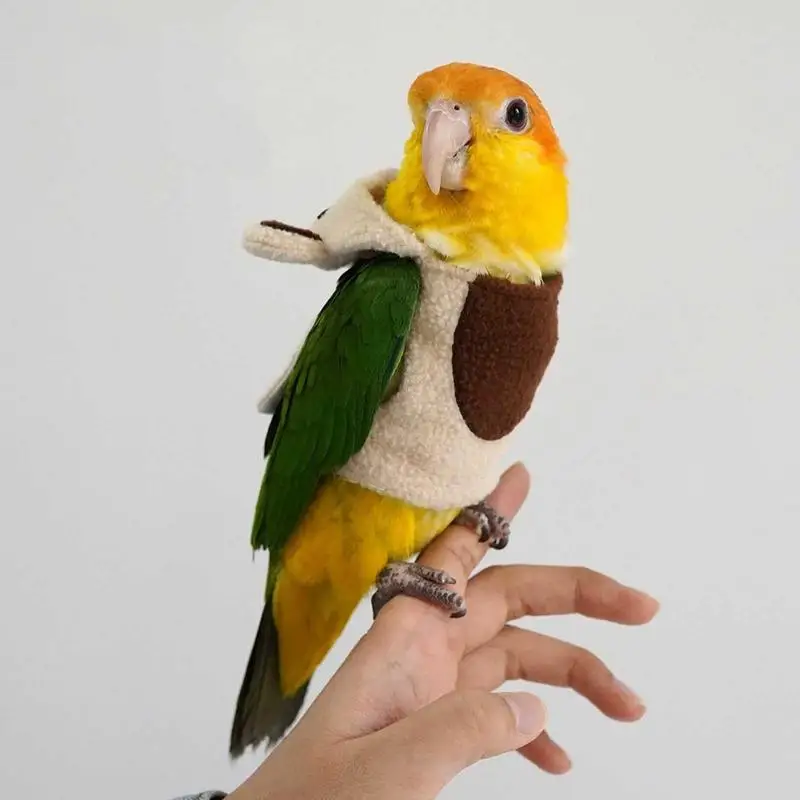 Bird Costume Cockatiel Costume Parrot Cloth Warm Parrot Cloak