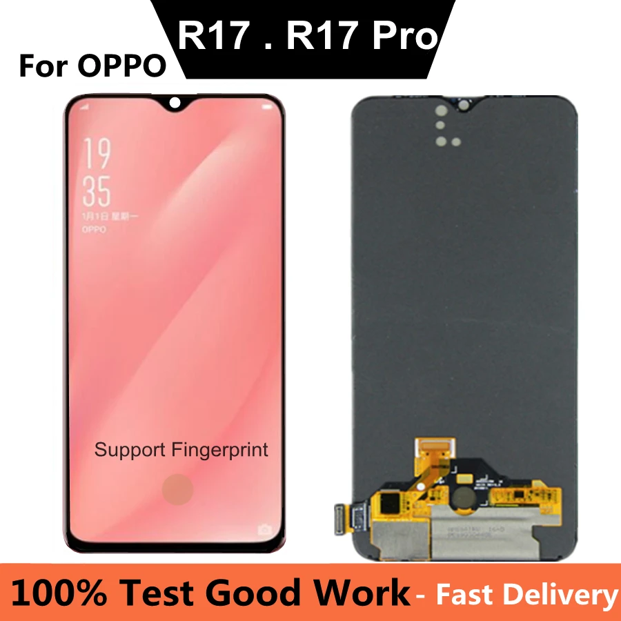 

6.4" OLED LCD For OPPO R17 R17 Pro LCD Display Touch Screen Digitizer Assembly For OPPO RX17 Pro RX17 Neo LCD Screen
