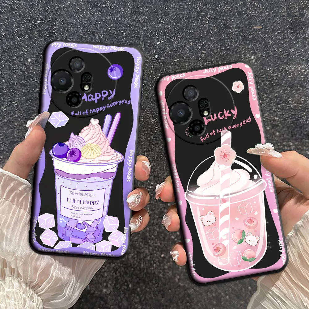 Cartoon Ice Cream Silicone TPU Phone Case - Soft and Stylish Back Cover