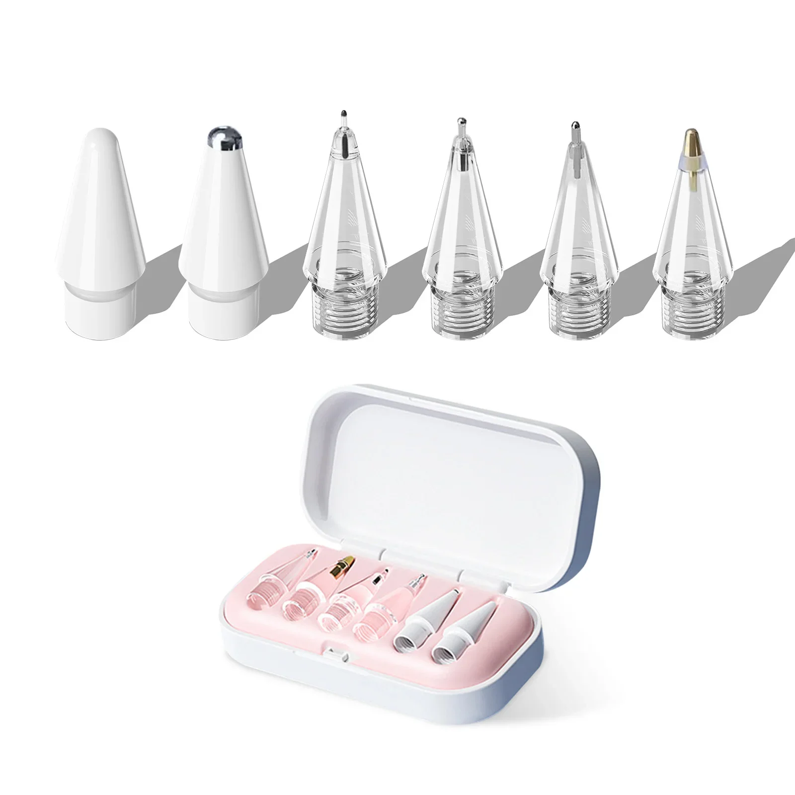 Enhanced Multi-Function Replacement Pencil Tips with Storage Case