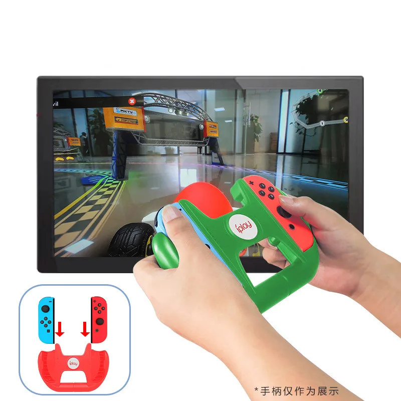 

Steering Wheels for Nintendo Switch & OLED Console JoyCons Racing Wheels for Mario Kart 8 Deluxe Mariokart Joycon Controller Gam
