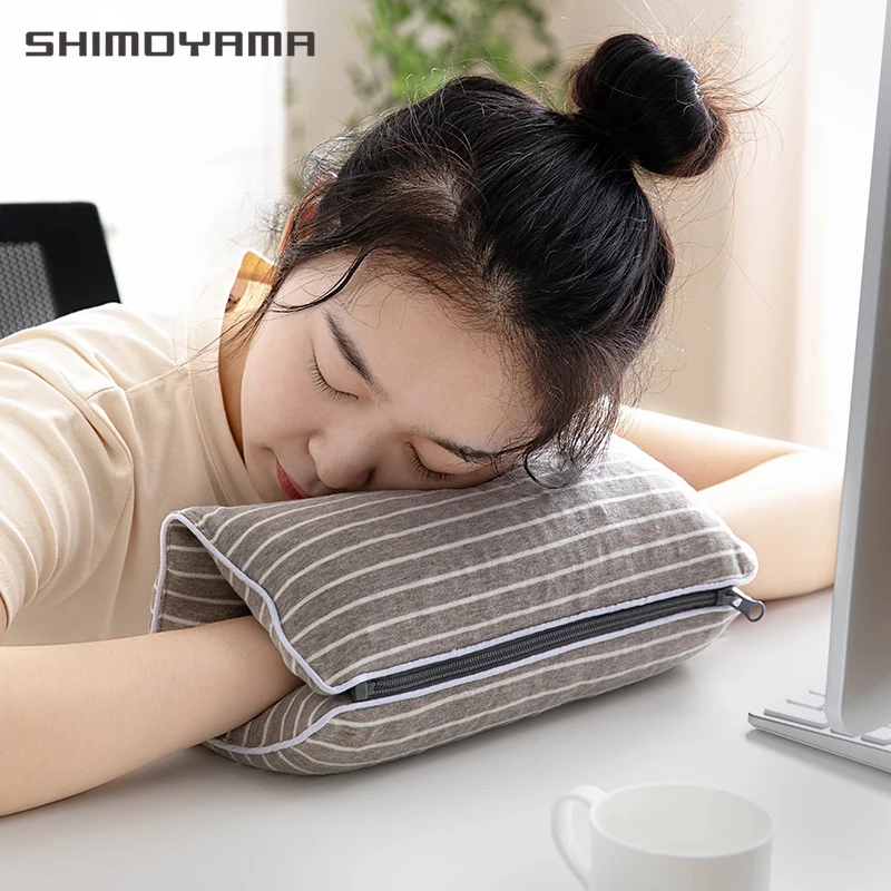 

SHIMOYAMA Office Rest Cushion PE Hose Pipe Stuffing Nap Pillows Travel Desk Head Neck Rest Chin Strong Support Cushions