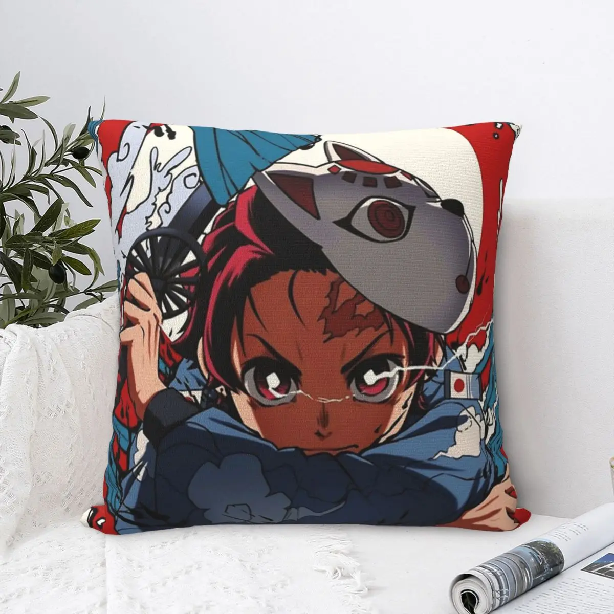 

Декоративная квадратная подушка для дивана, автомобиля, с принтом