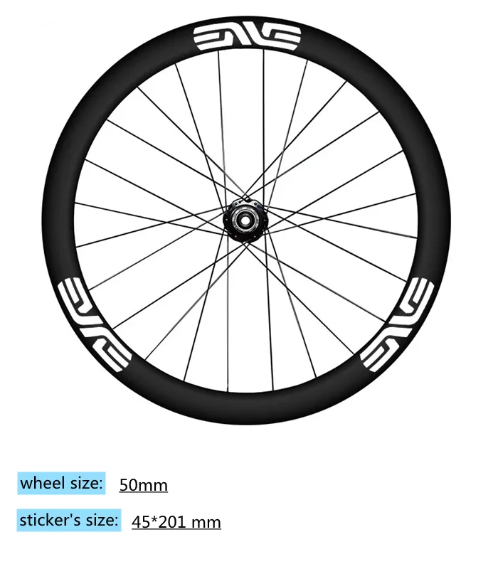 14 Stück/Set für Bogacha bei den Weltmeisterschaften ENVE SES Rennrad-Laufradaufkleber, Farbwechsel-Laufradsatz-Bemalung, 50 mm Höhe – Detail 1