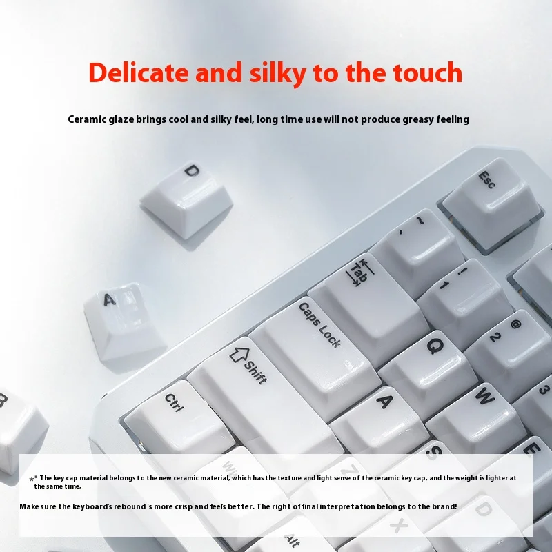 Dareu A75 He Mechanical Keyboard Ceramic Keycaps Smooth Glazed