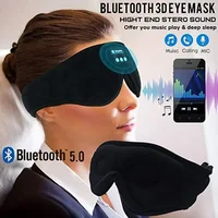 Bluetooth Sleeping Headphones 3D Eye Mask Wireless Air Travel 5.0 Headband Soft Elastic Comfortable Music Earphones 1