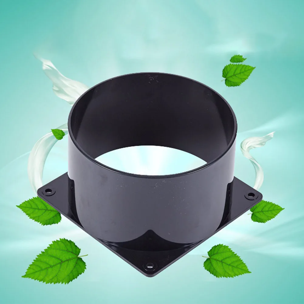 75-120MM ABS Wall Flange Connector For Ventilation Pipes Air Ducting Connection For Smart Homes Accessories flange connector