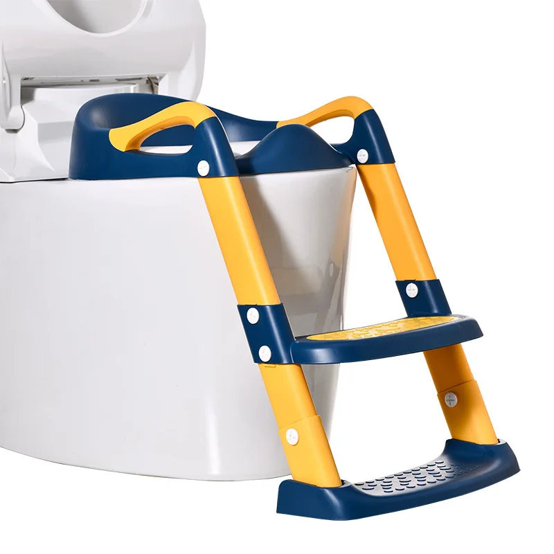 Toddler Potty Training Seat for Boy Girl Foldable Durable Step Stools Non-slip Multi-functional Toilet Training for Young Kids