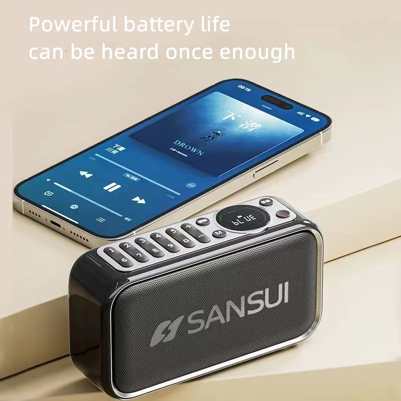 

F35 radio wireless Bluetooth elderly outdoor portable subwoofer HIFI card insertion sound system with radio/MP3