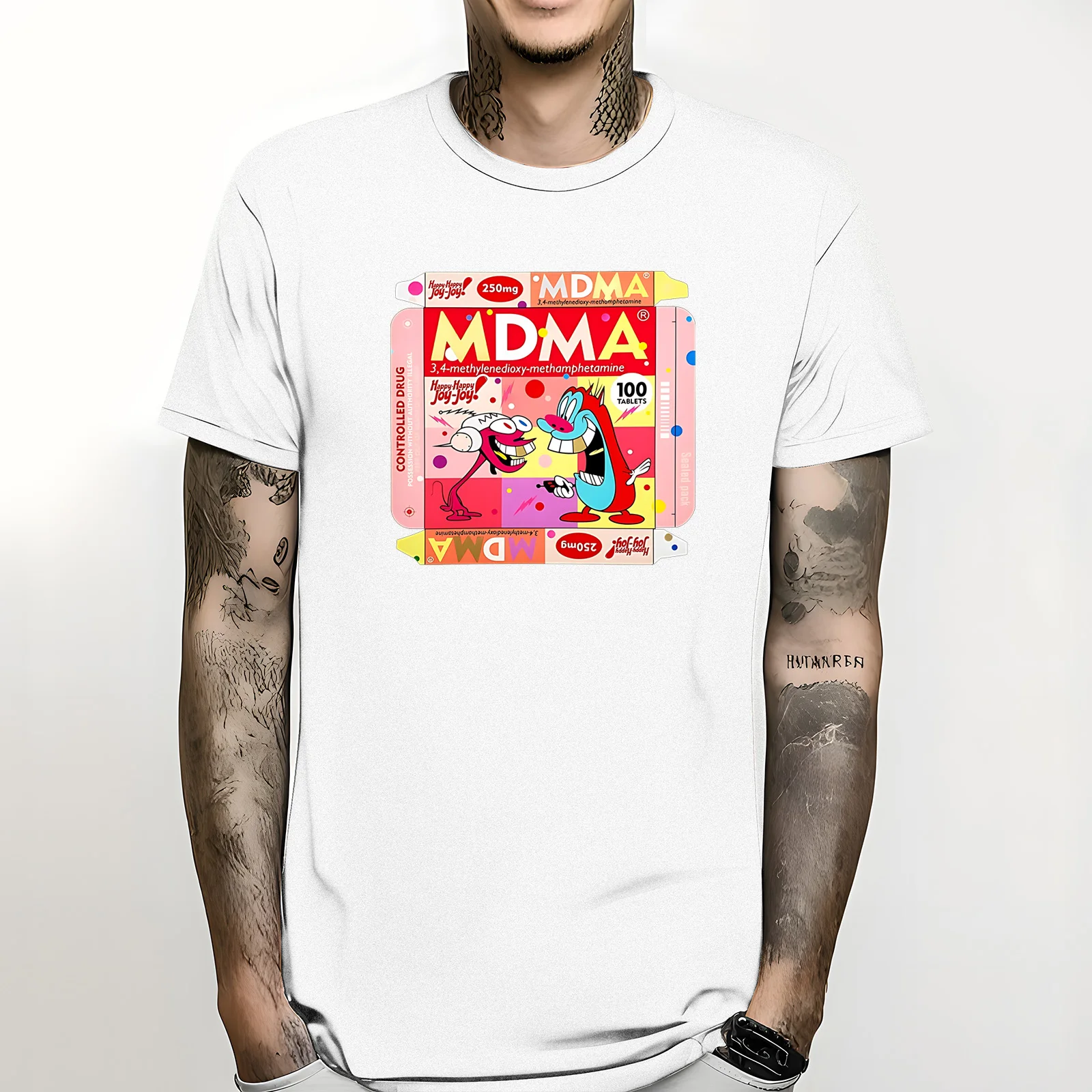Graphic Short Sleeve T Shirt New Arrival Streetwear TShirt Mdma