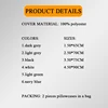 2 Pieces Sets 50x65cm 50x70cm 50x75cm 50x90cm 100% Brushed Fabric Pillowcases Pillow Cover Set 2