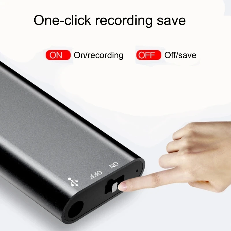 Ultra Mini Activated Voice Recorder Digtal Sound Record Voice-controlled Intelligent Listen 4-64GB Secret Dictaphone MP3 Player voice recorder