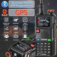 BAOFENG UV-5RH PRO GPS Walkie Talkie Bluetooth Wireless APP Programming 10W Multi Band Long Range Type-C AM Ham Two Way Radio 2