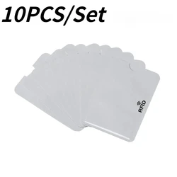 RFID Blocking Card Sleeves - Anti - Skimming Credit & ID Protector Set (10 - Pack) (10PCS Set)