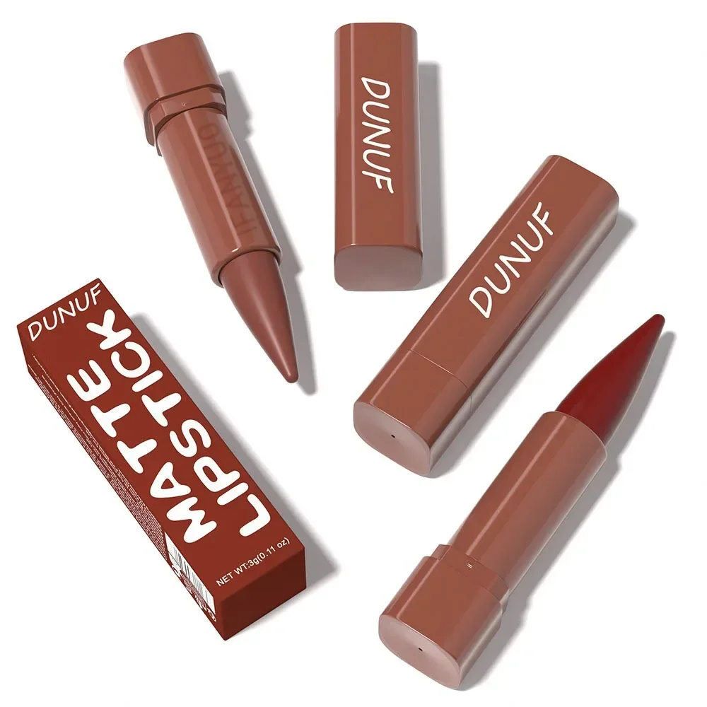 Lip Liner Tapered Gradient Lip Liner Matte Black Brown Velvet Lipstick Waterproof Non Sticky Contouring Tint Lipliner Crayon Lip Makeup