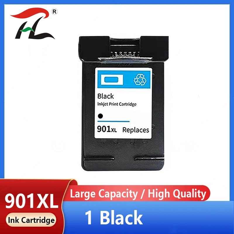 Sostituzione Cartuccia 901Xl Rigenerata Per Cartuccia D'Inchiostro Hp 901 Per Officejet 4500 J4500 J4540 J4550 J4580 J4640