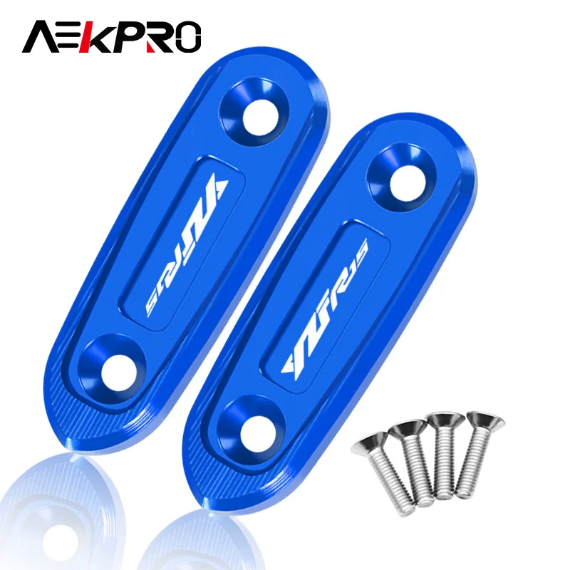Neueste yzf r3 r15 motorrad windschutz scheibe spiegel loch abdeckung angetrieben rückspiegel eliminatoren kappe für YZF-R3 YZF-R15 v3 yzfr3 yzfr15 – Detail 19