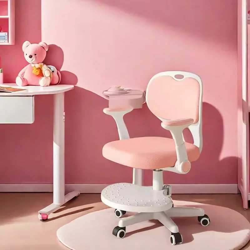 Child Safety Seat Children's Chair Designer Growing Study Armchair Stool Girl Design Room Silla Madera Infantil School Furniture