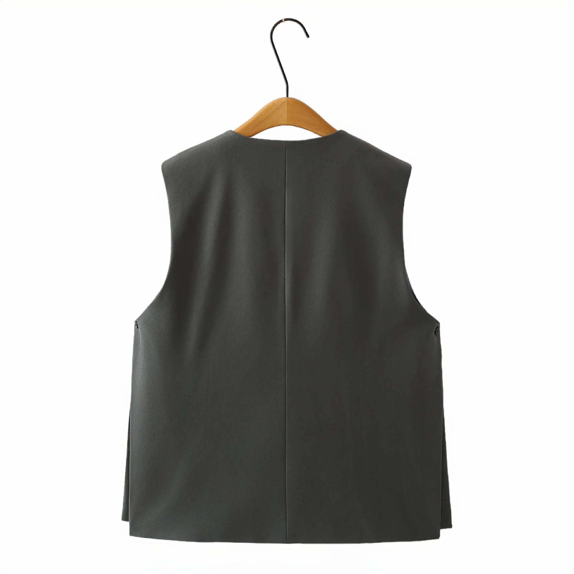 XXXXL Fashion Plus Size Women's Suit Vest New Autumn Style mid-length Casual Waistcoat 2516