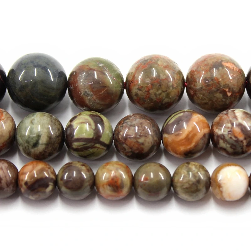 

Natural Smooth Flower Agate 6 8 10MM Polish Round Loose Strand Stone Beads For Jewelry Making Braclesets Necklace Accessories