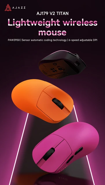 AJAZZ AJ179 APEX/TITAN Wireless Gaming Mouse PAW3950 3000DPI