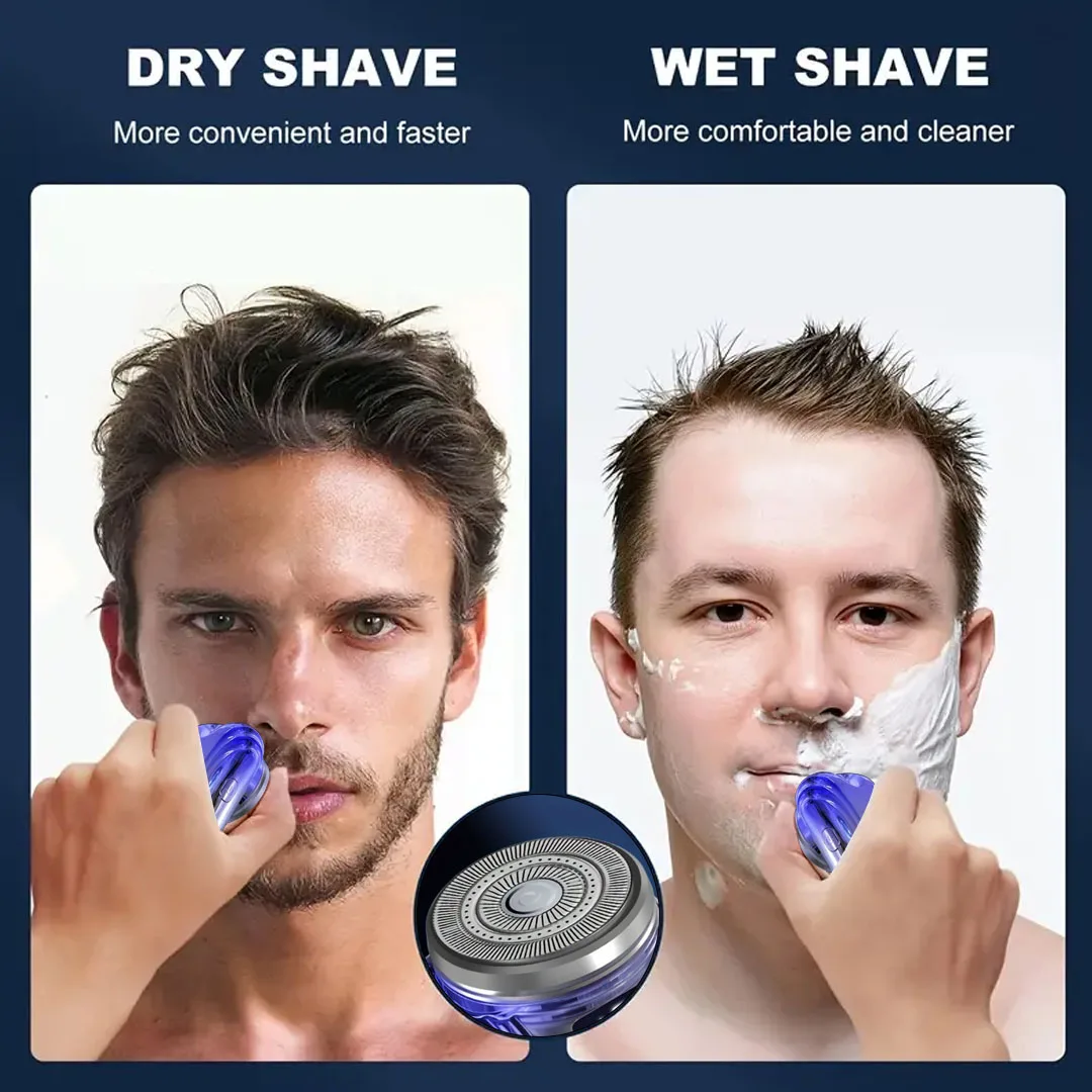 Portable Shaver Mens Razor Car Razor Mini Pocket Shavers Electric Usb Rechargeable Waterproof Razor Travel Onboard Dry Wet Shave 4