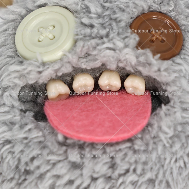 Plush Toy New Fuggler Plush Keyrings Ugly Monster 12cm Series 5 Hedge Grog Lord Long Ears Mr Needles Toys Backpacke Rings