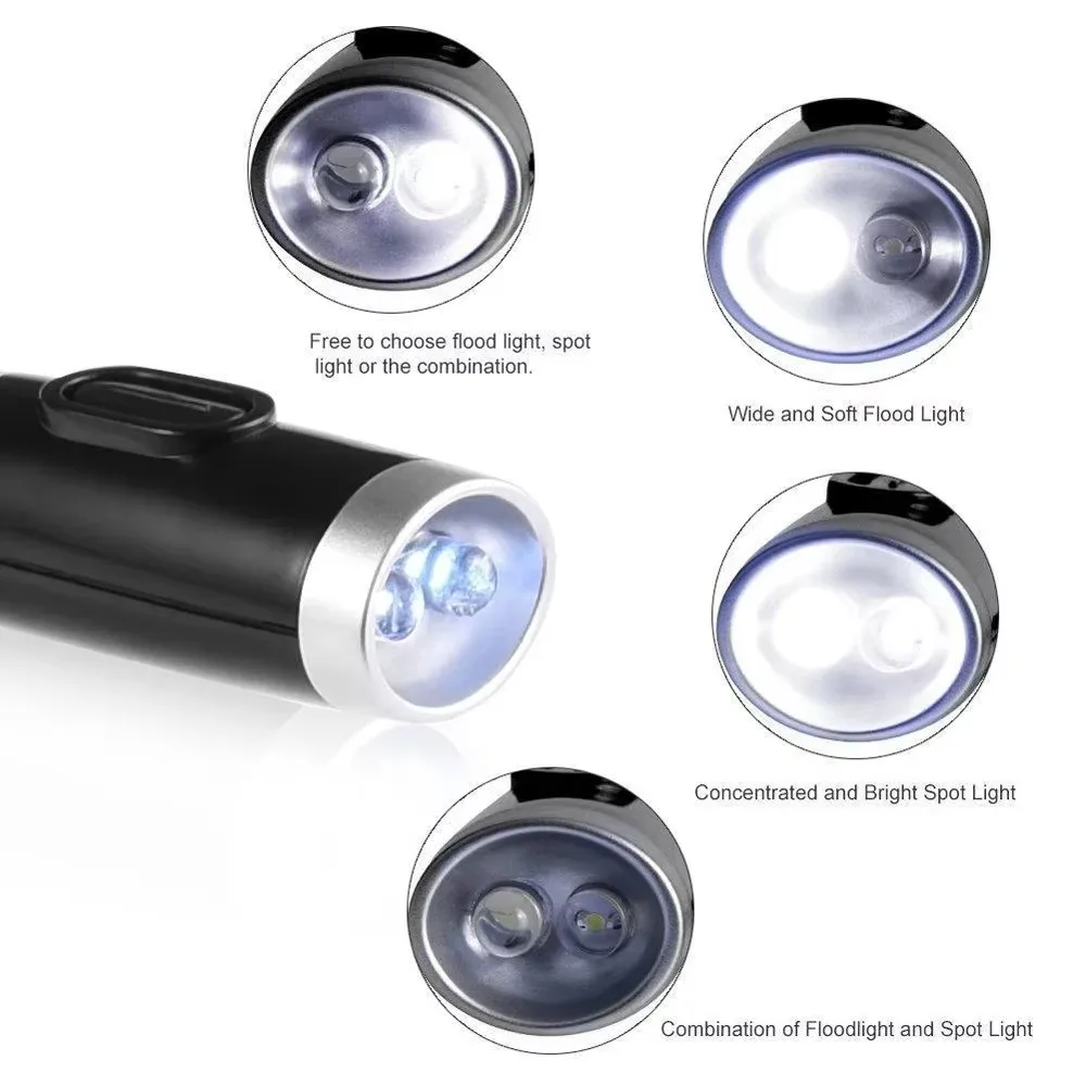LED Neck Reading Light Book Light for Reading in Bed Bendable Arms Knitting Repairing Camping Running Portable Flashlight