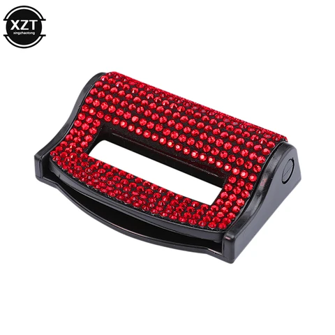 Universal Car Safety Seat Belt Buckle Clip Seat Belt Stopper Car Seat Belt Fixing Clips Bling Car Assessoires for Woman
