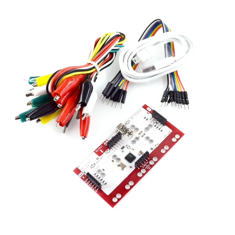 

Новая совместимая материнская плата DIY Kit с мини-USB кабелем и зажимом типа «крокодил» кабелем, основное управление IC ATMEGA32U4