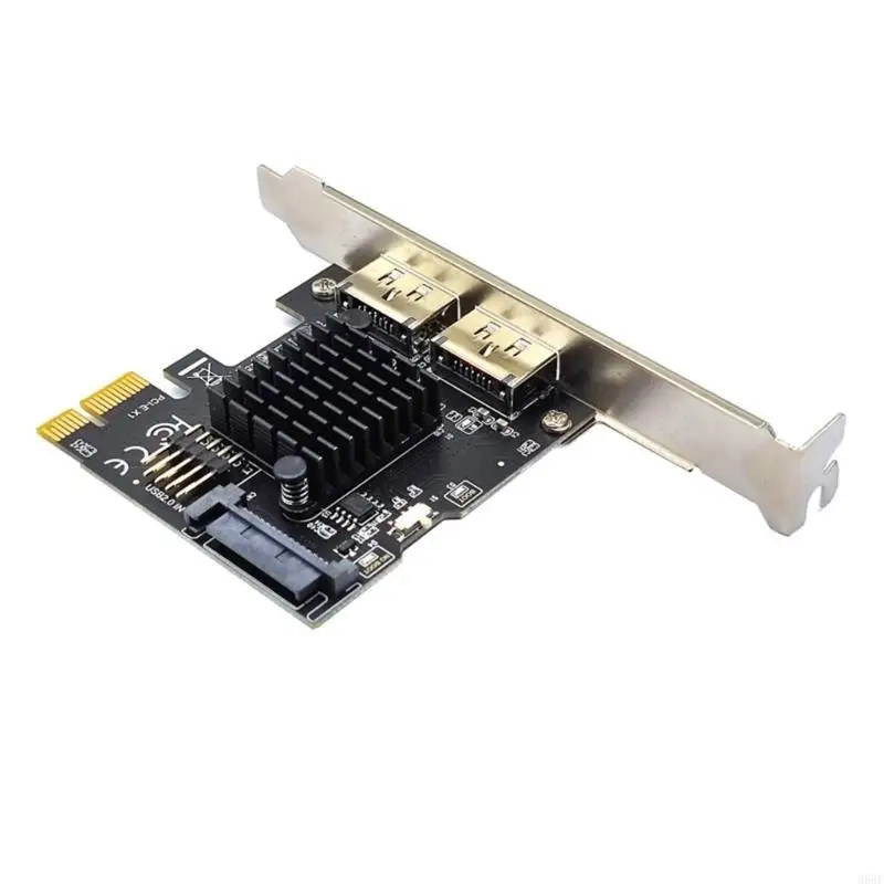 M68F pci-e-듀얼 포트 POWER OVER ESATA pci e-전원 eSATA USB 확장 카드(명령 대기열 확장 카드용)