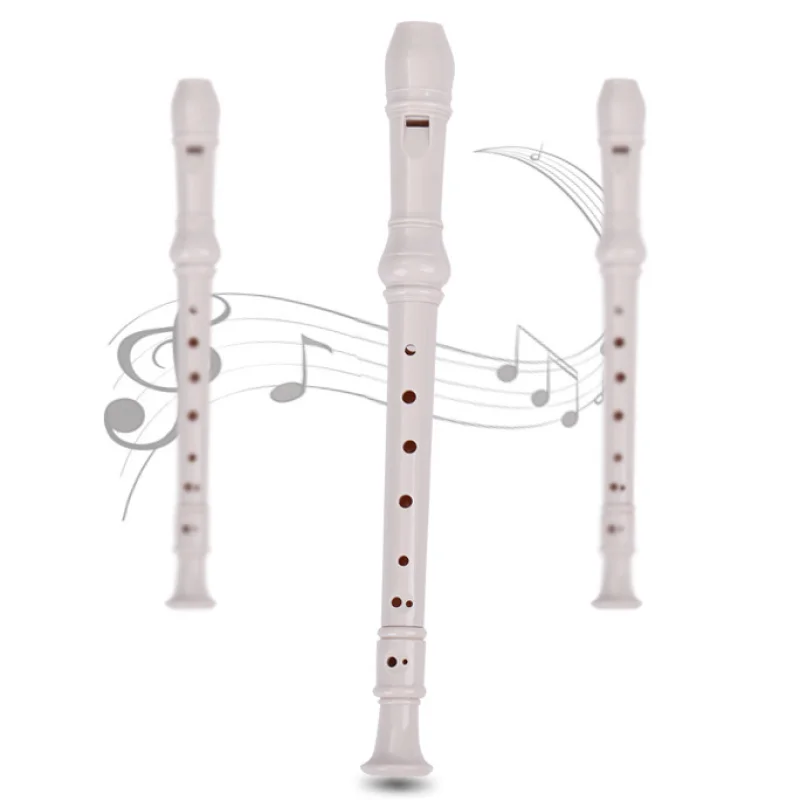 8 Holes ABS Clarinet Colorful Long Flute Instrument for Children Educational Tool Musical Soprano Recorder