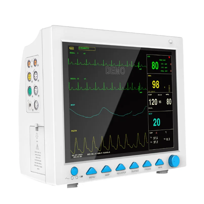 

Pet Health Monitoring Vet Multi-parameter 12'' Portable Veterinary Multiparametros Veterinarian