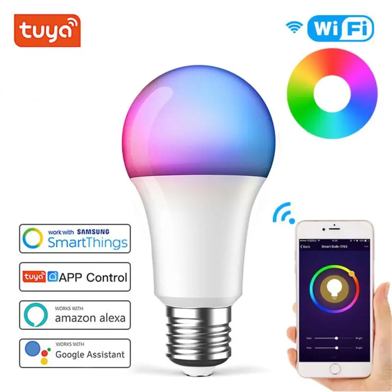 Tuya Treatlife Wifi Led Lampadine Intelligenti 9W E27 Rgbcw 220-240V Dimmerabile Funziona Con Smart Life Tramite Alexa Google Home Alice