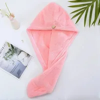 Dry Hair Hat Woman Absorbent Quick Dry Wipe Hair Towel Long Hair Cute Shower Cap Bathroom Accessories Quick Dry Towel 3