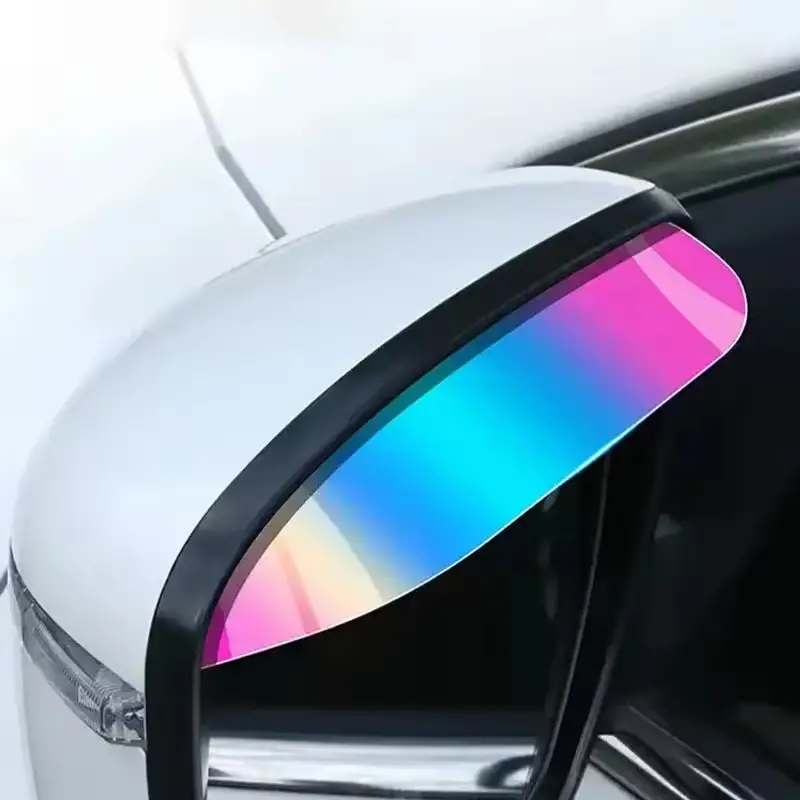 2Pcs Carbon Fiber Car Rearview Mirror Rain Shield Eyebrow Flexible Car Rearview Mirror Rain Shield Protector Eyebrow Rain Cover - Image 7
