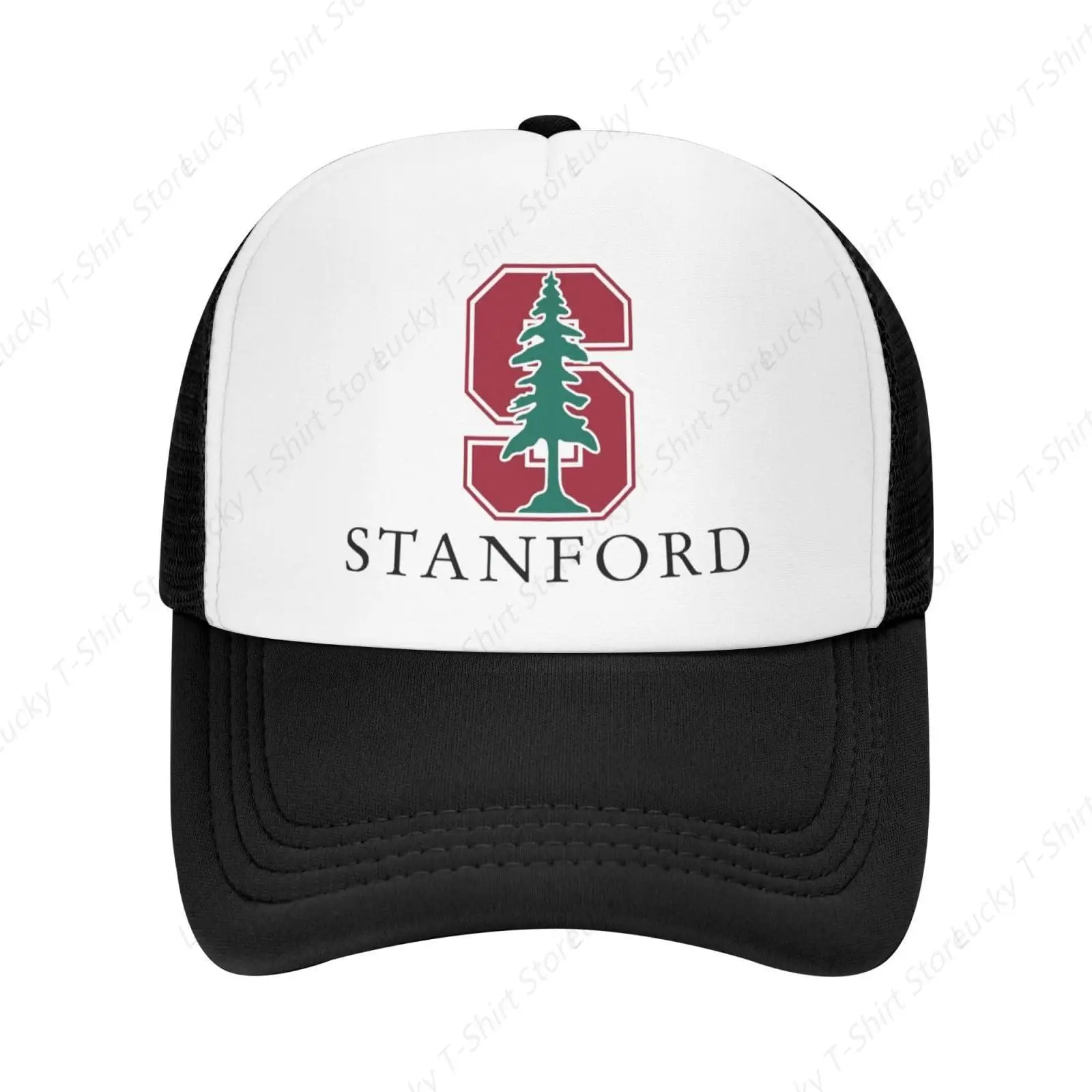 Stanford University Trucker Hats Women Mens Baseball Cap Fashion Ball Dad Caps Unisex Mesh Hats for Casual GYM Travel Headwear 6