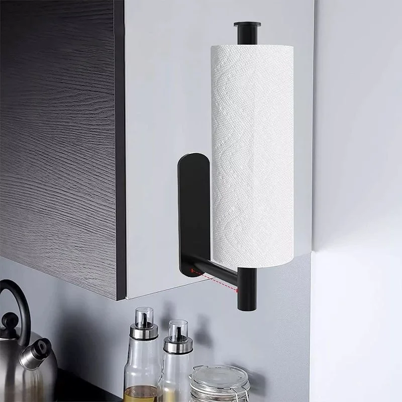 Paper Towel Holder Toilet Paper Holder No Drill Self Adhesive Stainless Steel