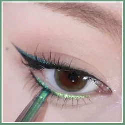 Shiny Chameleon Eyeliner Pencil Green Gold Purple Glitter Eye Shadow Lying Silkworm Pen Waterproof Beauty Cosmetics Women Makeup