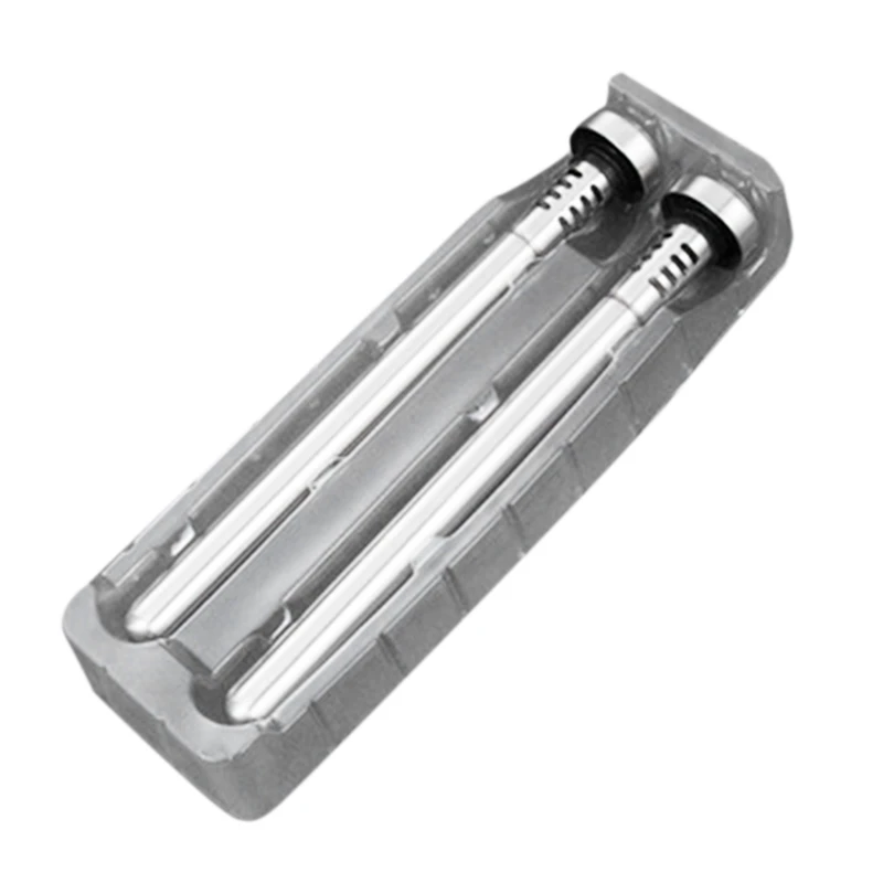 2 Pezzi Bar Tool In Acciaio Inox Beer Chiller Stick Con Versatore Birra Bevanda Cooling Rod Cooler Birra Bevanda Freeze Stick