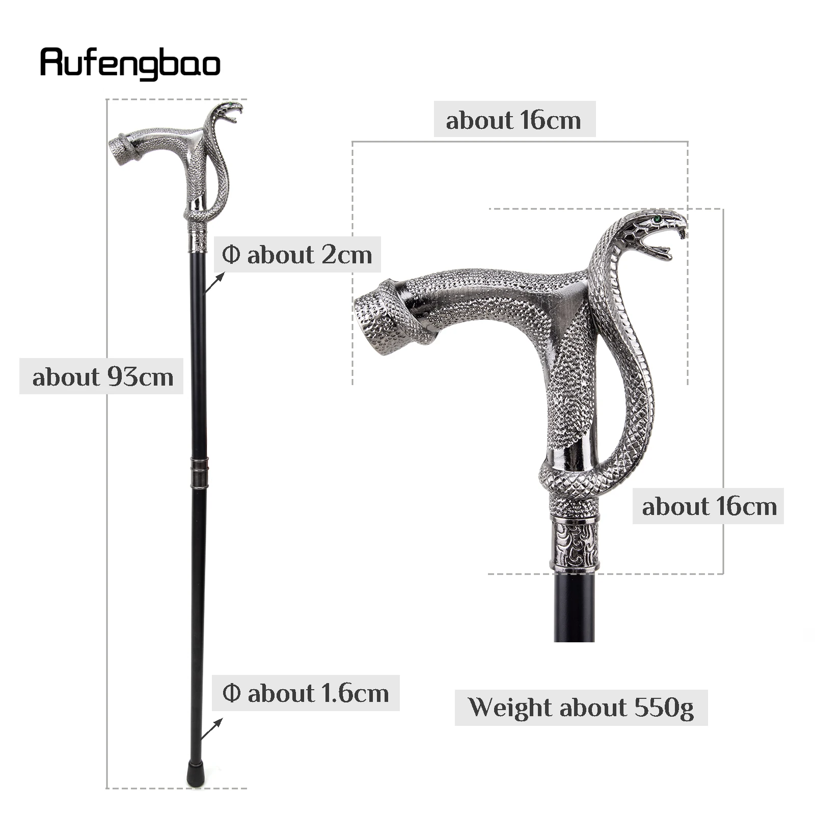 Cobra Head Fashion Walking Stick With 26cm Hidden Sword Self Defense  Fashion Cane Sword Cosplay Crosier Stick 93cm - Fashionable Canes -  AliExpress