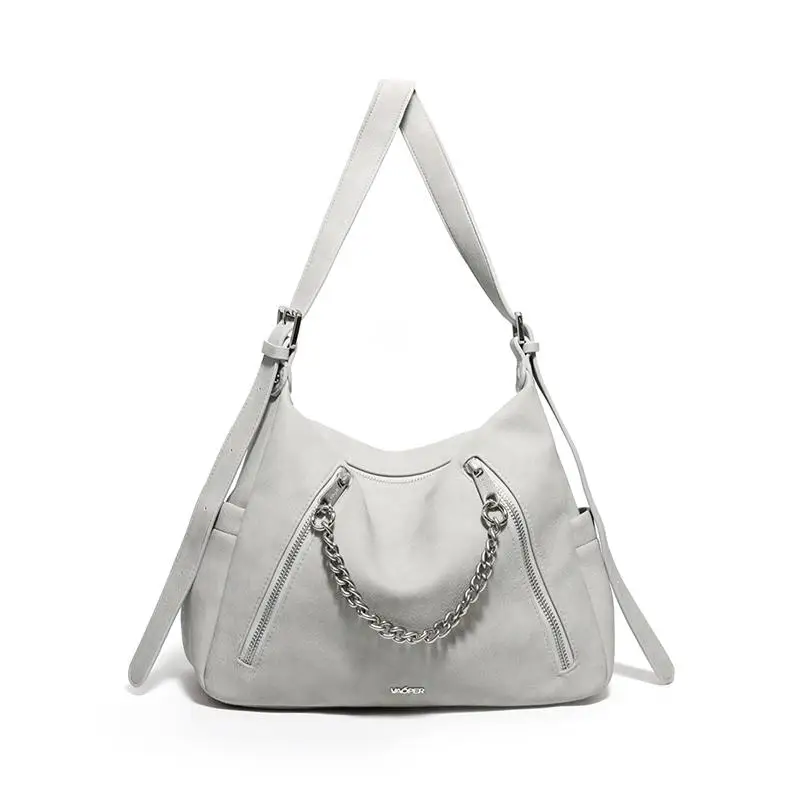 Nuevo bolso de hombro para mujer de gran capacidad, cuadrado horizontal y moderno, informal, sencillo y versátil, con bandolera cruzada en diagonal