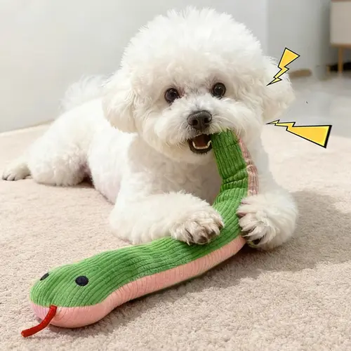 Hot Sale Dog Toy Snake Interactive Toy Kitten Kick Toy Interactive Pet Toy for Indoor Cats 16.5 Inches Pet Supplies - Image 2