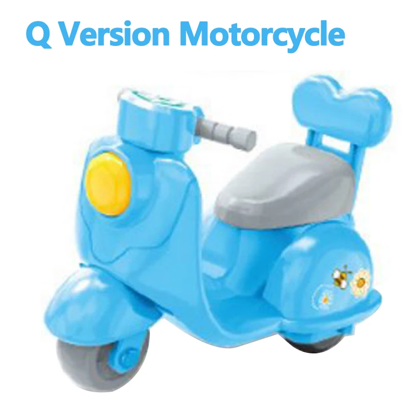 

Blue Motorcycle 1/12 Q Pull Back Car Forest Family Dollhouse Miniature Accessories Cake Ornaments For Playhouse Girl Toy Gifts